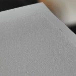 Compliant surface closeup Silicone applied to drafting film