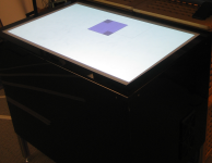 Multi-touch table in action